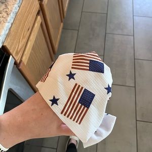 American flag baby head wrap